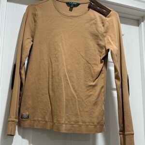 Lauren Ralph Lauren Tan Long Sleeve Top